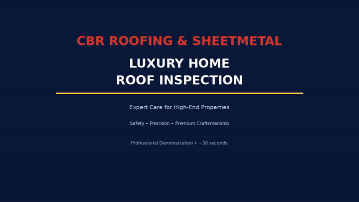 Pre-storm roof inspection overview